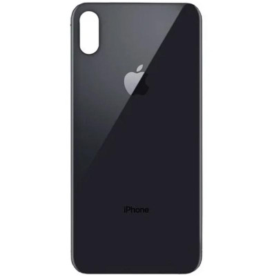 Задня панель корпуси для iPhone XS, Space Grey (Big Hole)