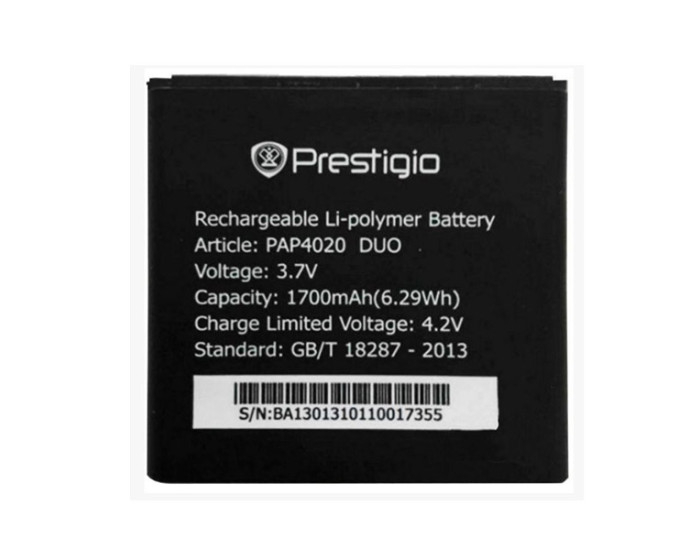 Аккумулятор Prestigio PAP4020, 1700 mAh