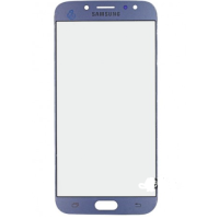 Стекло фронтальное с OCA пленкой Samsung J730 Galaxy J7 2017, голубое