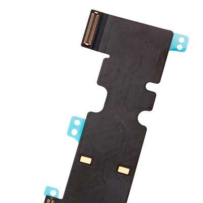 Шлейф для iPhone 8 Plus, конектора зарядки, чорний