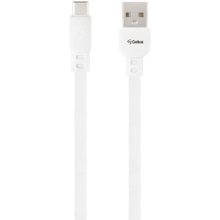 Кабель USB Gelius Pro Armor Type-C (Білий / White)