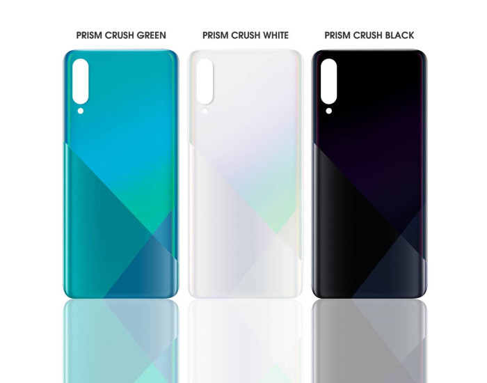 Задняя панель корпуса для Samsung A307F Galaxy A30s 2019, черная, оригинал