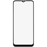 Стекло фронтальное с OCA пленкой Samsung A025  A02s/A035F/A037F/M025F/A042, черное (Класс C)