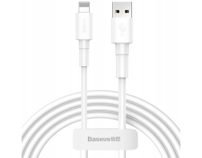 Кабель USB Baseus Mini USB to Lightning (1m) White (CALSW-02)