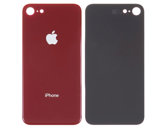 Задняя панель корпуса для iPhone 8, красный (Big Hole)