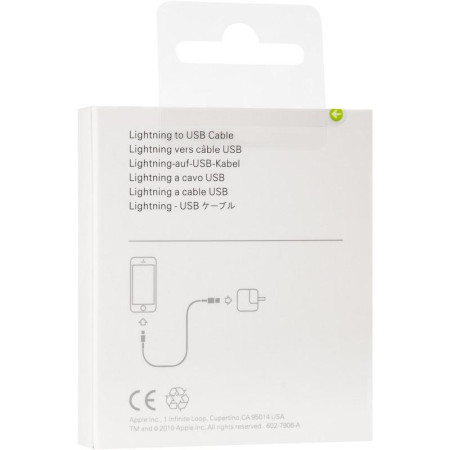 Кабель USB Cable for Lightning Original Quality 1m (чип MFI) (MD818ZM/A) (Retail box)