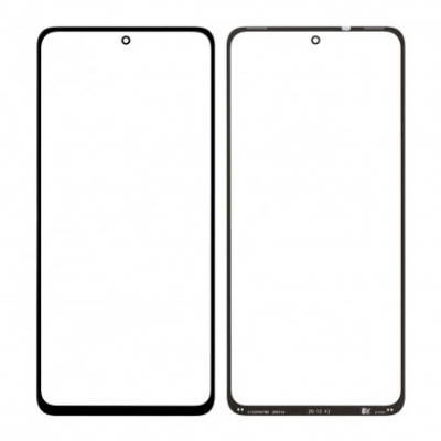 Скло фронтальне Xiaomi Mi10T Lite/Poco X3/Poco X3 Pro/Poco X3 NFC, чорне