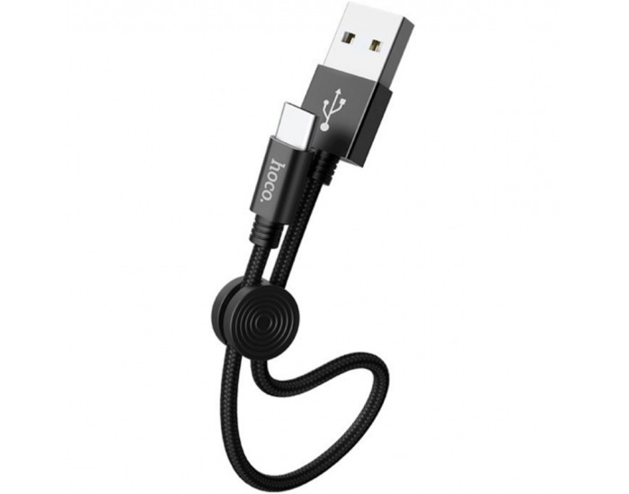 Кабель USB Hoco X35 Premium USB to Type-C (0.25m) черный