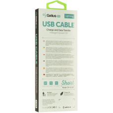 Кабель USB Gelius Pro Short USB to Micro (0.2m) Black (GP-UC107)