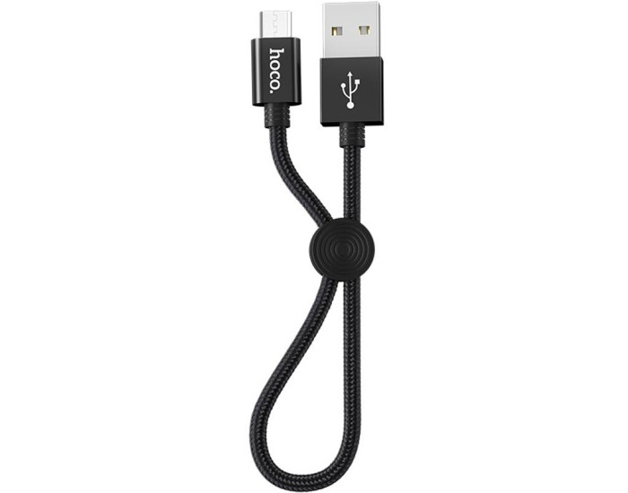 Кабель USB Hoco X35 Premium Micro (0.25m) (черный  Black)