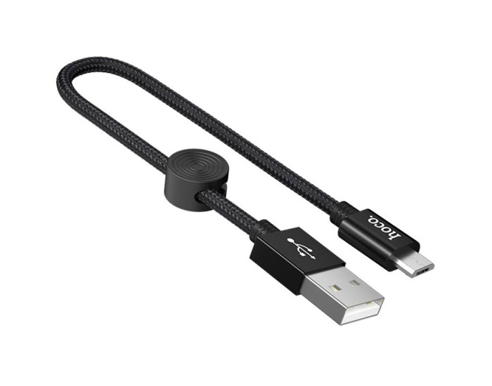 Кабель USB Hoco X35 Premium Micro (0.25m) (черный  Black)