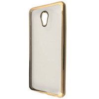 Чехол-силикон Glitter Rainbow Meizu M5S Gold