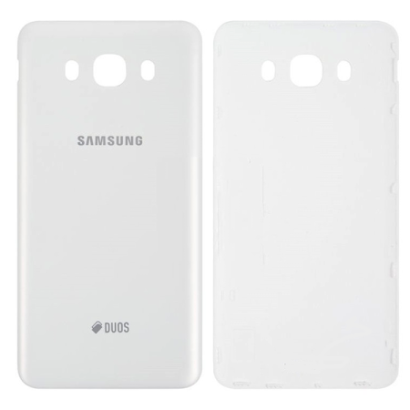Задняя крышка корпуса для Samsung J710F Galaxy J7 2016, белая (Класс А)