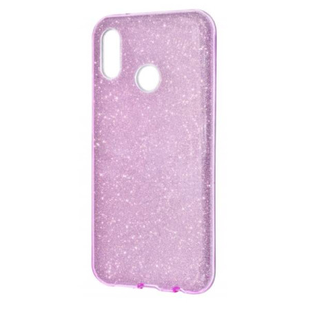 Чехол-силикон Twins Glitter Huawei P20 Pro with Pink