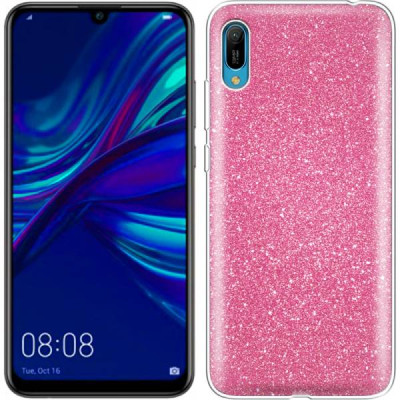 Чехол-силикон Twins Glitter Huawei Y6 Pro 2017 Pink