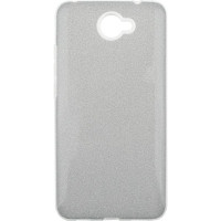 Чехол-силикон Twins Glitter Huawei Y7 2017 Silver