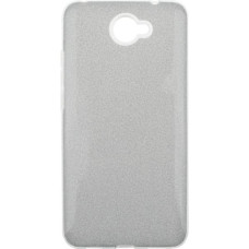 Чехол-силикон Twins Glitter Huawei Y7 2017 Silver