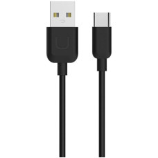 Кабель USB Usams TCXD2501 Type-C Cable-U Turne 0.25m (Чорний \ Black)