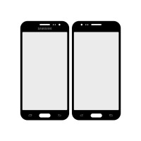 Стекло фронтальное Samsung J200F J2, черное