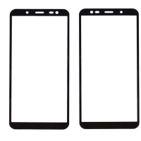 Стекло фронтальное Samsung J600F J6, A600  A6, черное