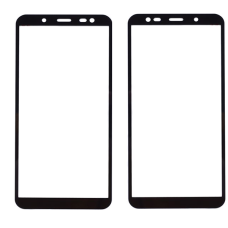 Стекло фронтальное Samsung J600F J6, A600  A6, черное