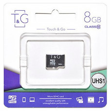 Карта памяти microSDHC 8Gb T&G (UHS-1)(Class 10)