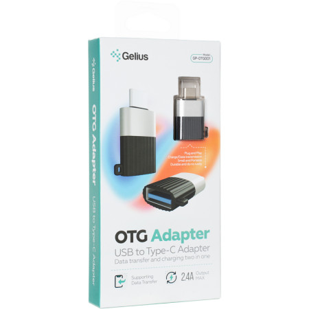 Адаптер Gelius OTG Adapter USB to Type-C (GP-OTG001)