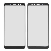 Стекло фронтальное Samsung A530F A8 2018, черное
