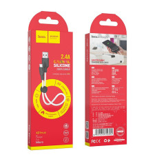 Кабель Hoco X21 Plus Silicone Micro USB 0.25m (Чорний / Білий)