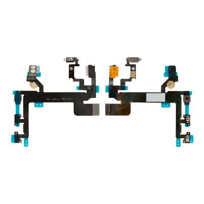 Шлейф для iPhone 5S, кнопок звуку, кнопки включення