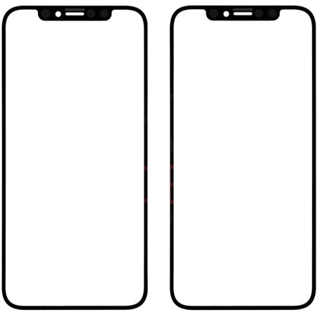 Стекло фронтальное с OCA-пленкой iPhone XS Max, черное