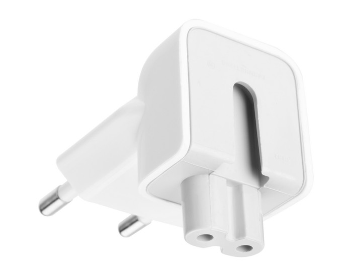 Евро переходник (носик) iPad (Белый / White)