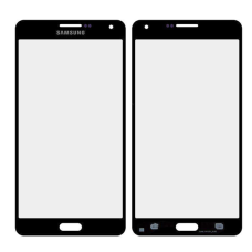Стекло фронтальное Samsung A700 A7 2015, черное