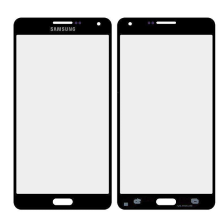 Стекло фронтальное Samsung A700 A7 2015, черное