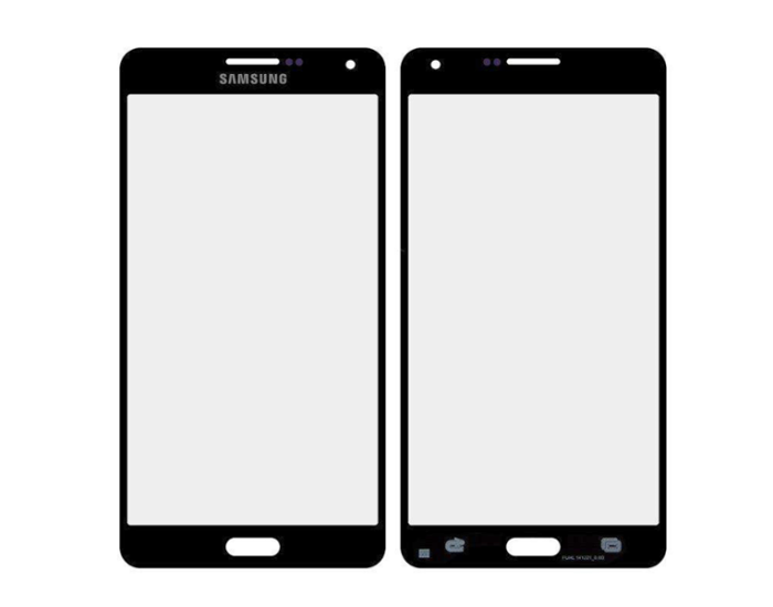 Стекло фронтальное Samsung A700 A7 2015, черное