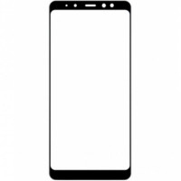 Стекло фронтальное Samsung A920 A9 2018, черное