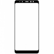 Стекло фронтальное Samsung A920 A9 2018, черное