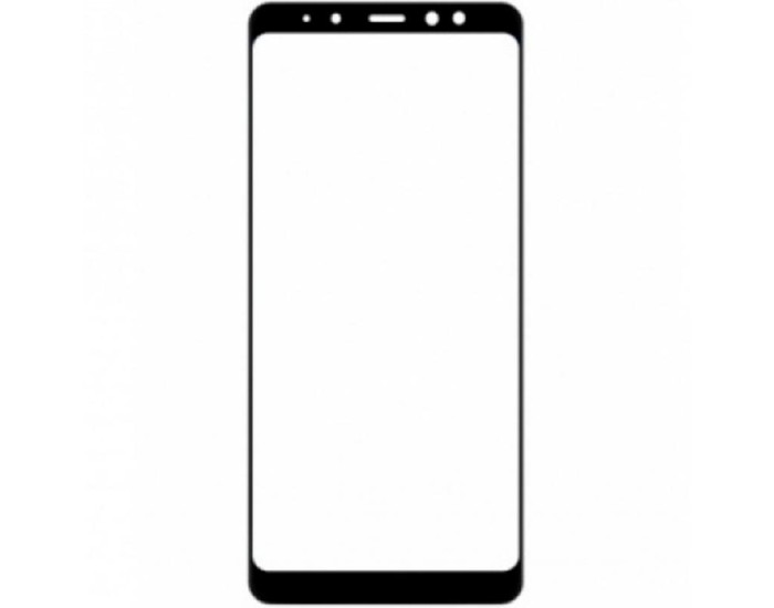 Стекло фронтальное Samsung A920 A9 2018, черное