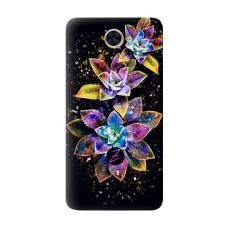 Чохол-силікон Aspor Glitter Huawei Y7 2017 Flowers