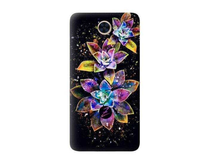 Чехол-силикон Aspor Glitter Huawei Y7 2017 Flowers