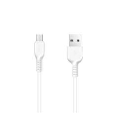 Кабель USB Hoco X13 Easy Charged Micro (1m) (Белый / White)