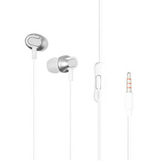 Провідні навушники Gelius Ultra Iron Wave GU-075 with mic + button call answering (Білий \ White)