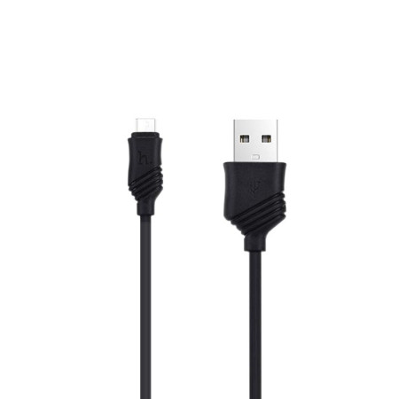 Кабель USB Hoco X6 Khaki Micro (черный \ Black)