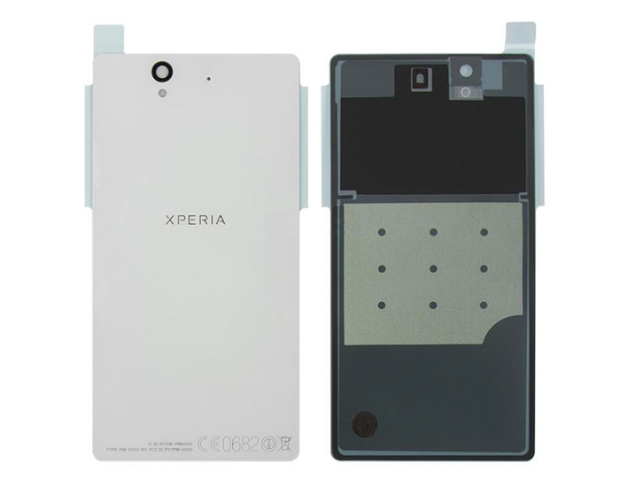 Задняя панель корпуса для Sony C6602 L36h Xperia Z, C6603 L36i Xperia Z, C6606, белая