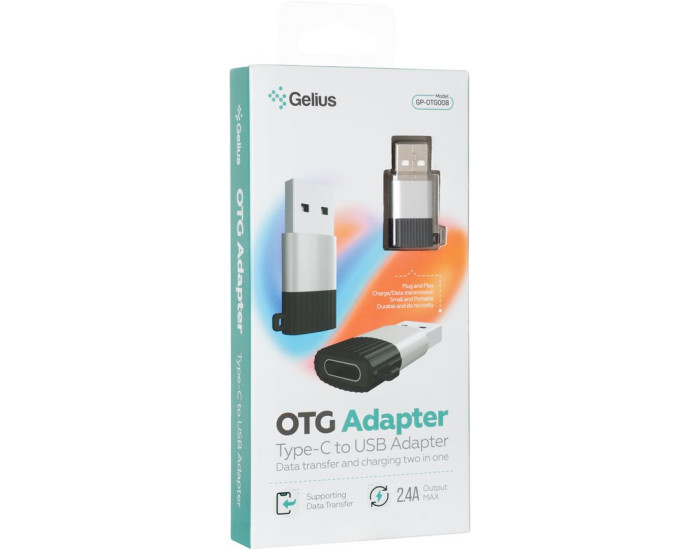 Переходник Gelius Type-C Famale to USB-A Male (GP-OTG008)