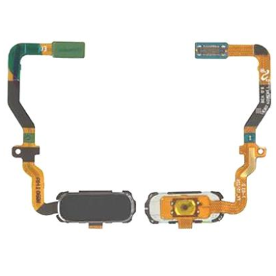 Шлейф для Samsung G930 Galaxy S7, кнопки меню, Білий з компонентами, з пластиком