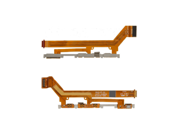 Шлейф для Sony D2302 Xperia M2 Dual, D2303 Xperia M2, D2305, D2306, кнопки включения, боковых клавиш