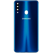 Задняя панель корпуса для Samsung A207F Galaxy A20s 2019, синяя (Класс B)