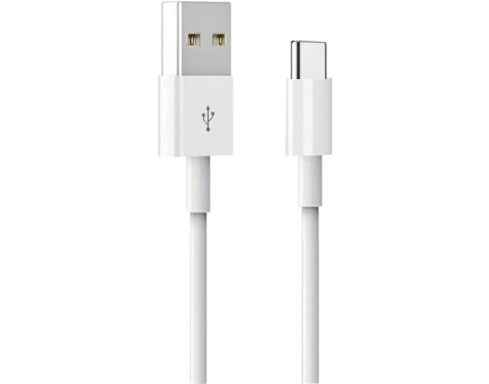 Кабель USB Denman D22T USB to Type-C 2.4A White