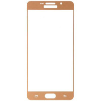 Стекло фронтальное Samsung A710F A7 2016, золотое